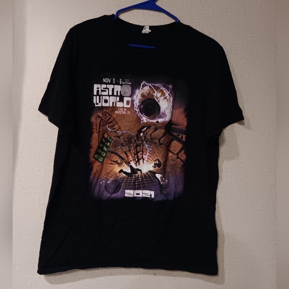 Travis Scott Astro World T Shirt Non-authenticS
